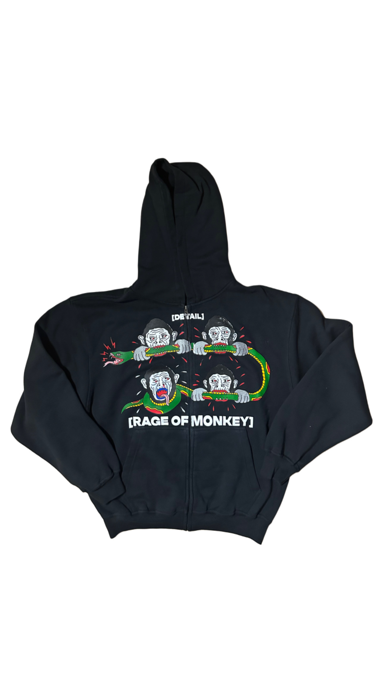 [Rage of Monkey] DROP SHOULDER HOODIE