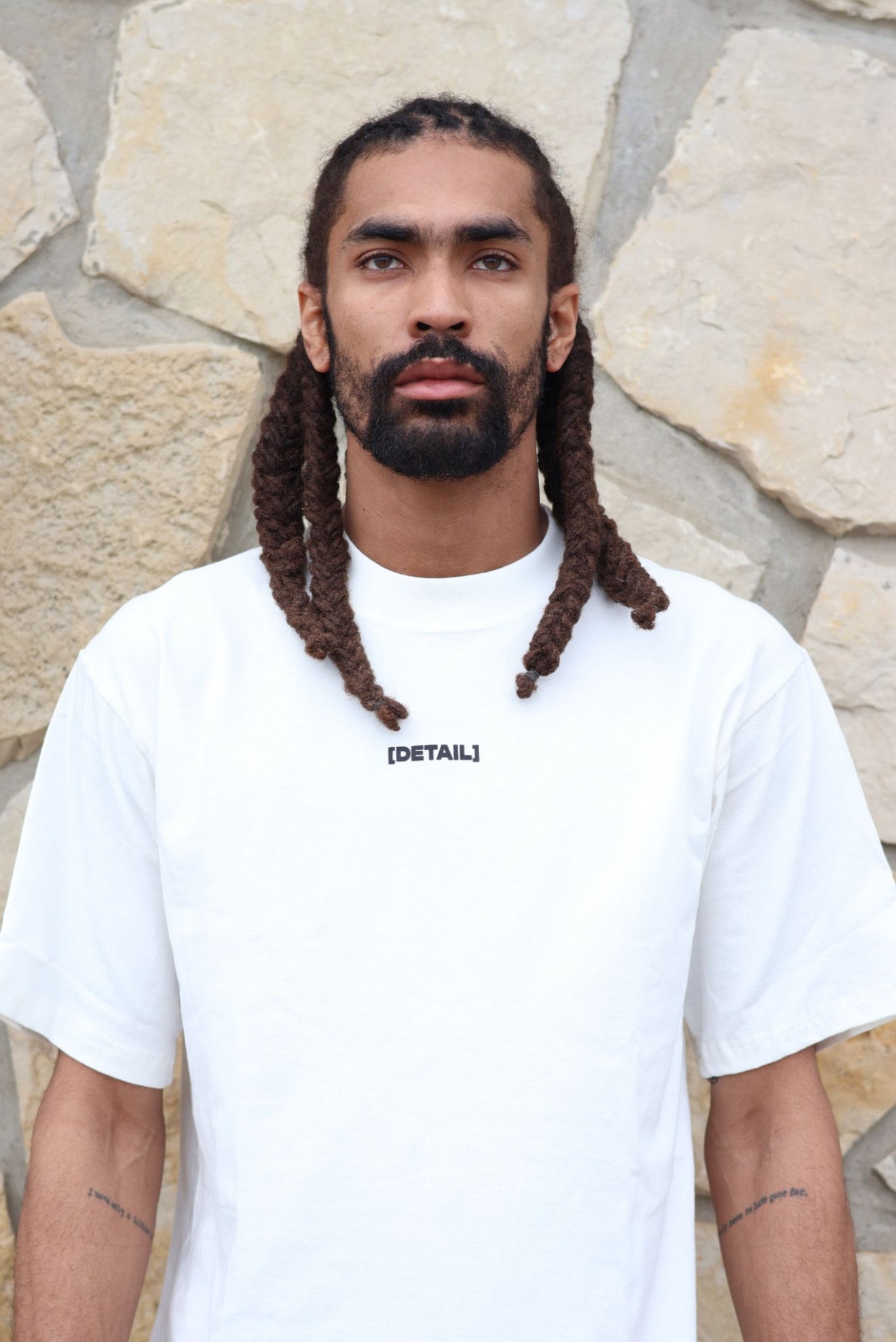 Plain White [Detail] Imprint Tshirt