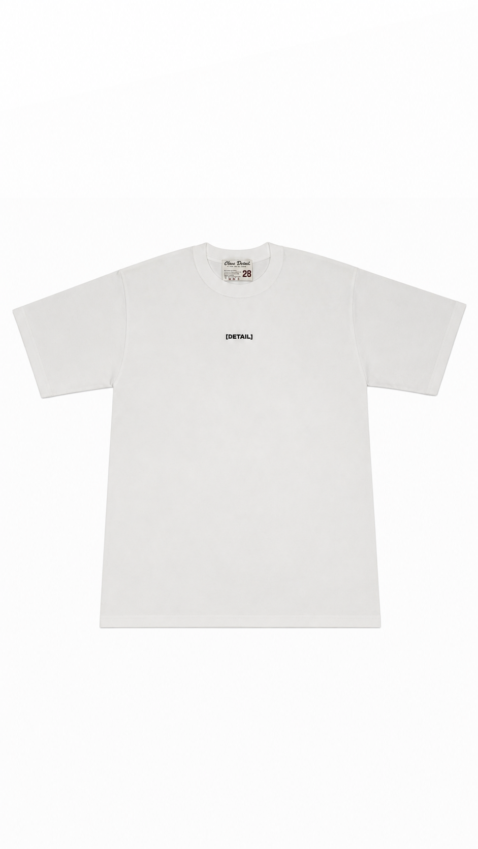 Plain White [Detail] Imprint Tshirt