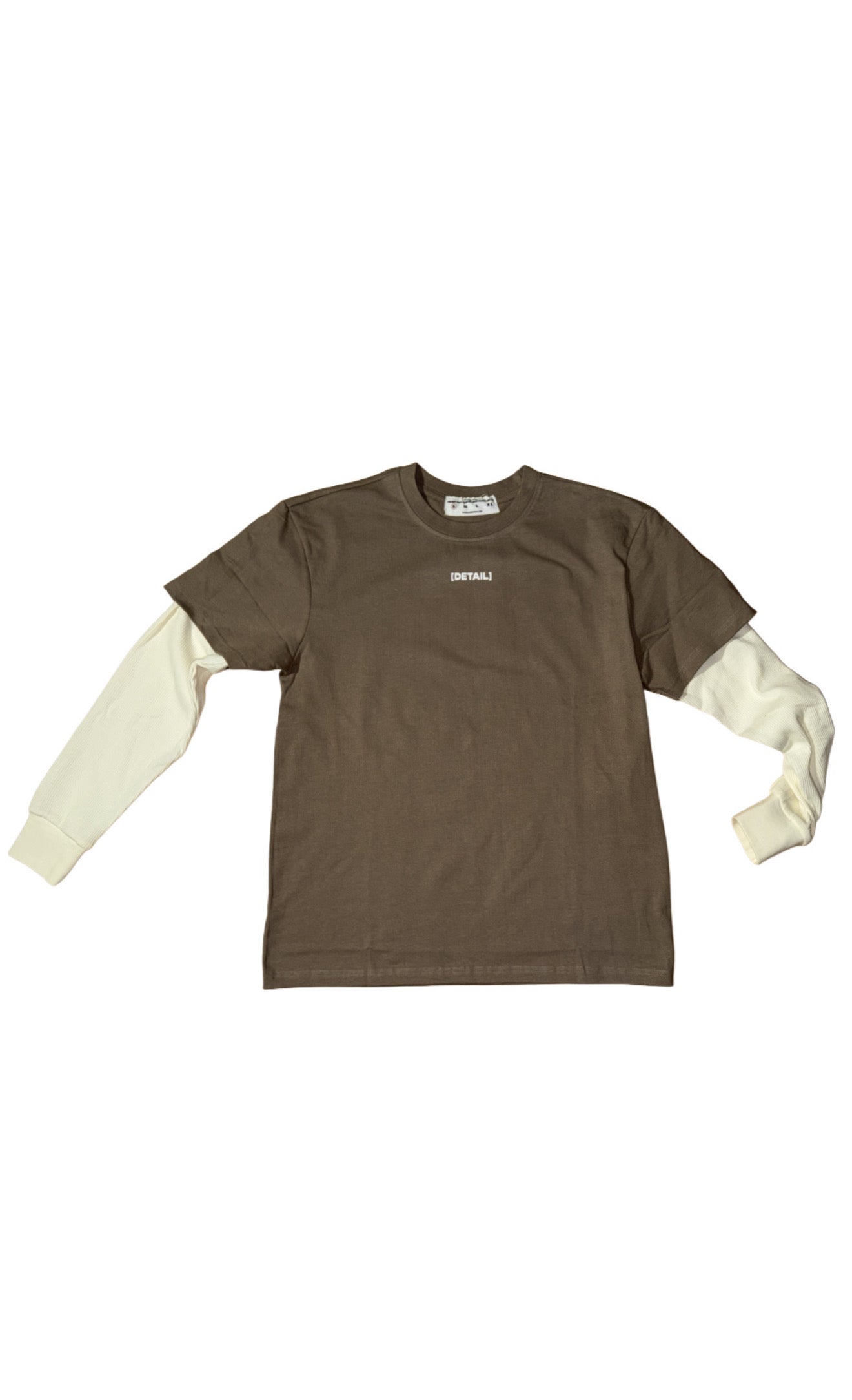 [Small Print] Detail Waffle Knit Long Sleeve Tshirt