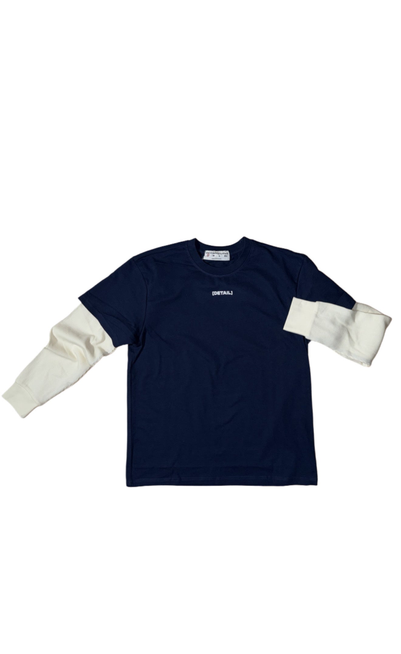 [Small Print] Detail Waffle Knit Long Sleeve Tshirt