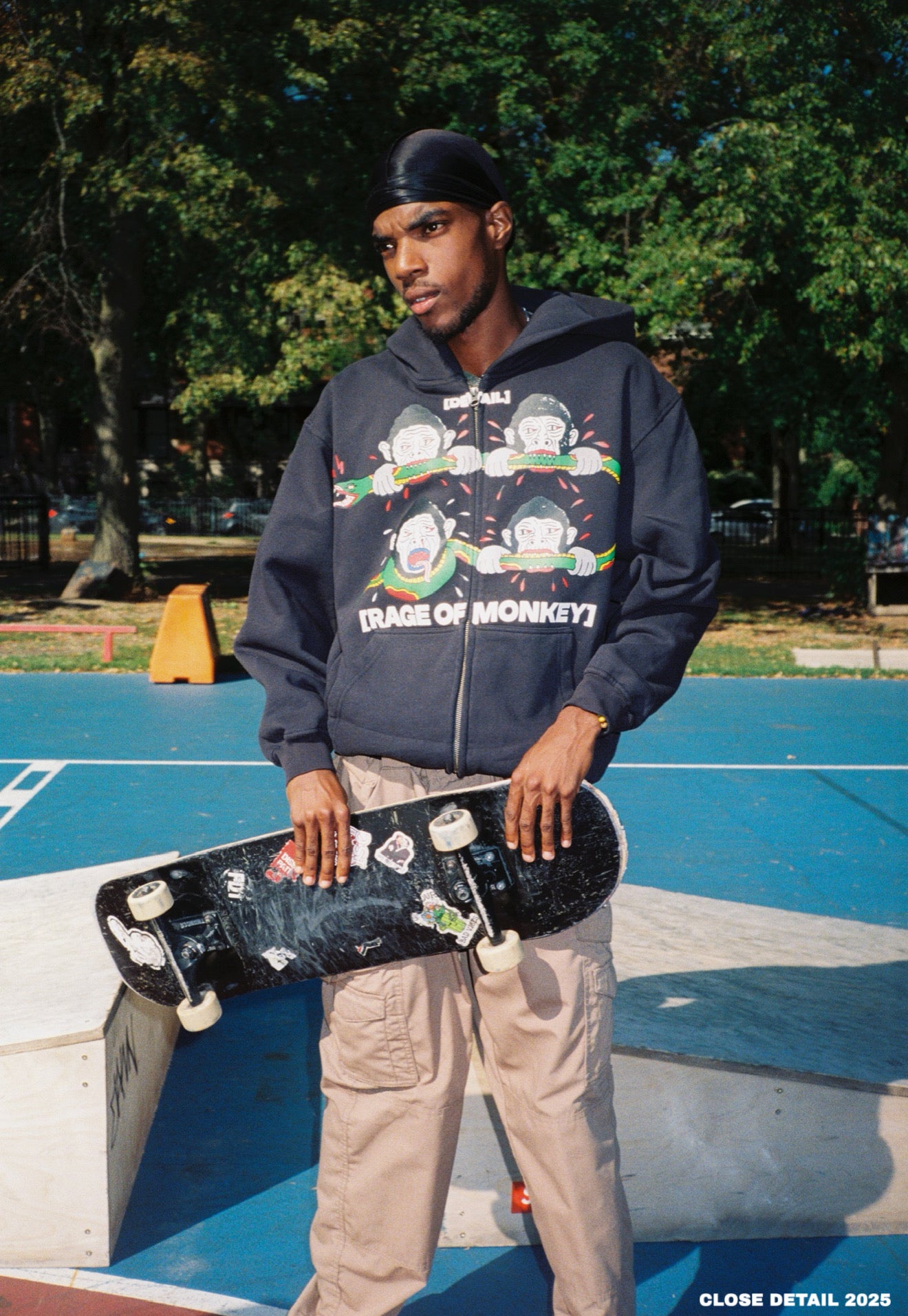 [Rage of Monkey] DROP SHOULDER HOODIE